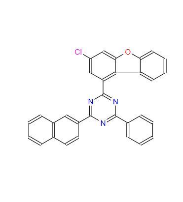1,3,5-三嗪，2-（3-氯-1-二苯并呋喃基）-4-（2-萘基）-6-苯基-