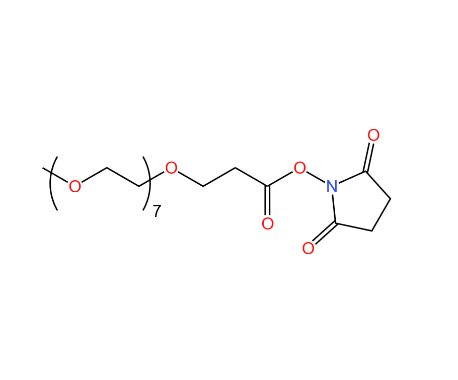 丙酸琥珀酰亚胺酯七甘醇单甲醚  98%