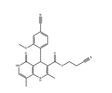4-(4-氰基-2-甲氧基苯基)-2,8-二甲基-5-氧代-1,4,5,6-四氢-1,6-萘啶-3-甲酸2-氰基乙酯