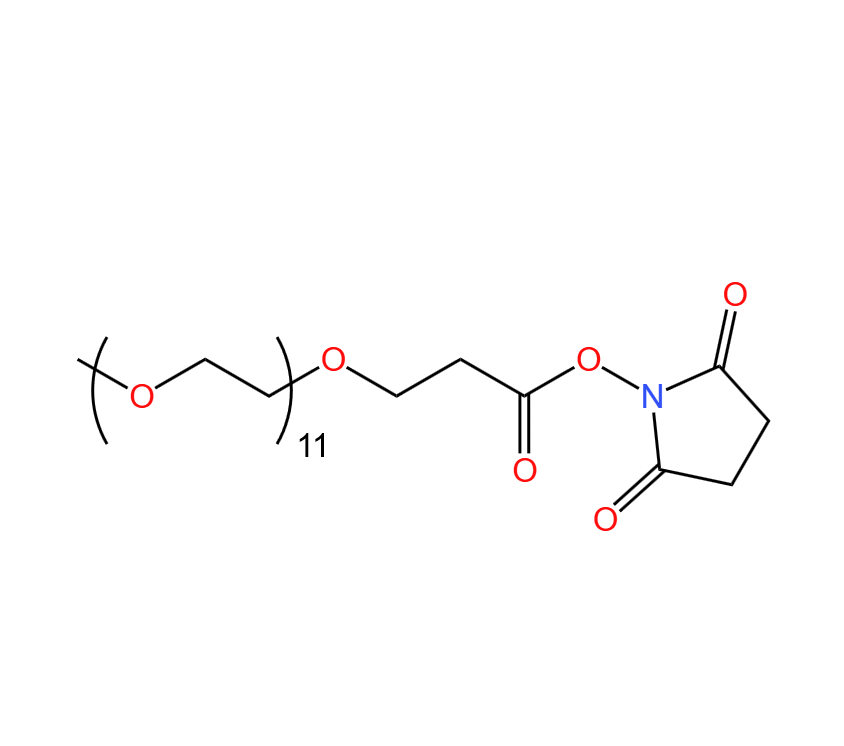 丙酸琥珀酰亚胺酯十一甘醇单甲醚  98%