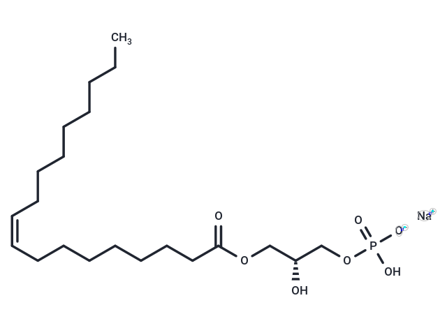 化合物 1-Oleoyl lysophosphatidic acid sodium|T21654|TargetMol