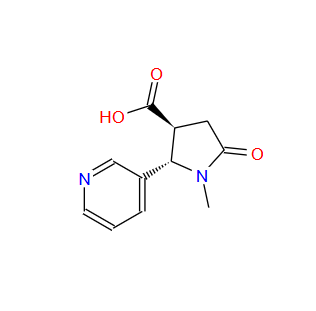 1-甲基-4-羧酸-5-(3-吡啶)-2-吡咯烷酮；33224-01-0；TRANS-1-METHYL-4-CARBOXY-5-(3-PYRIDYL)-2-PYRROLIDINONE