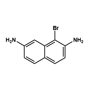 1-溴萘-2,7-二胺