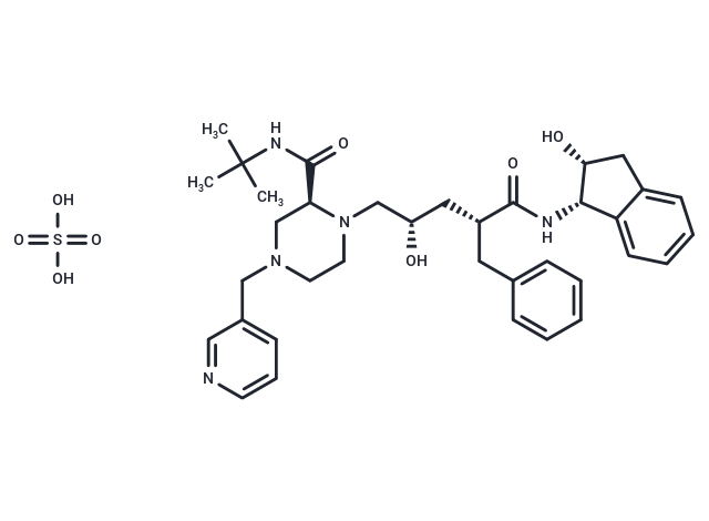 硫酸茚地那韦|T5863|TargetMol