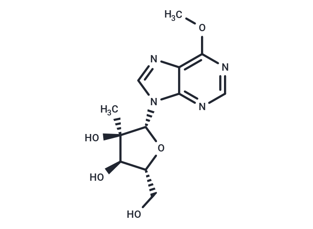 化合物 2′-C-Methyl-6-O-methylinosine|TNU0810|TargetMol