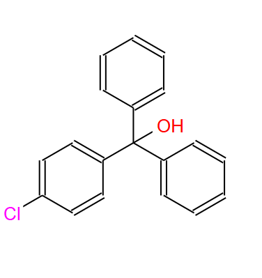 6922-89-0；克霉唑杂质；	Benzenemethanol,4-chloro-a,a-diphenyl-