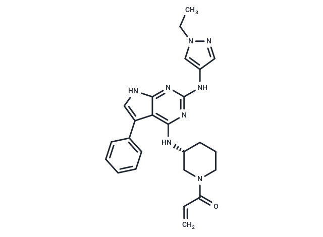 化合物 JAK3/BTK-IN-1|T9814|TargetMol