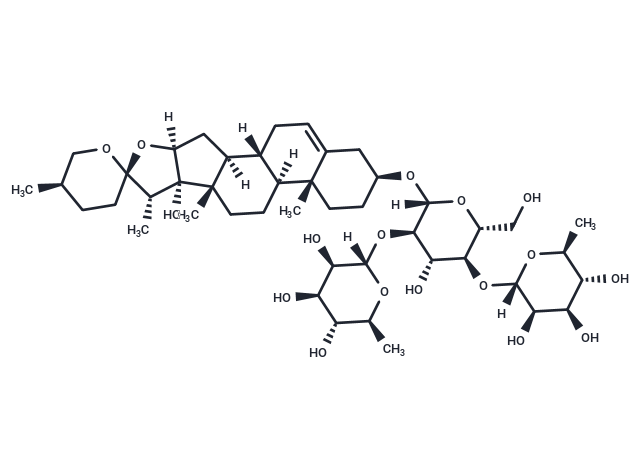 化合物Pennogenin 3-O-beta-chacotrioside|T8166|TargetMol