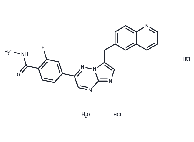 化合物 Capmatinib 2HCl.H2O|T8825|TargetMol