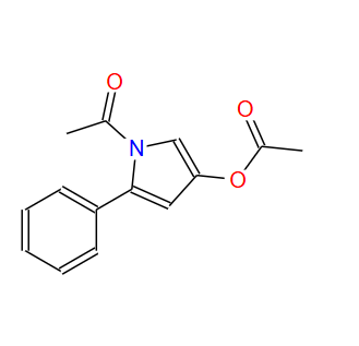 100750-39-8；N-乙酰基-3-乙酰氧基-5-苯基吡咯；N-Acetyl-3-acetoxy-5-phenylpyrrole