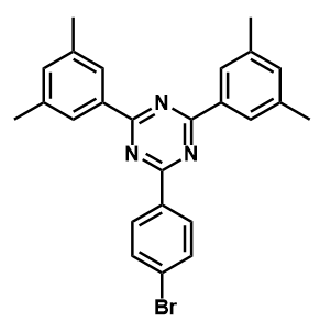 2-(4-溴苯基)-4,6-双(3,5-二甲基苯基)-1,3,5-三嗪