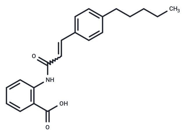 2-(3-(4-戊基苯基)丙烯酰胺基)苯甲酸|T5454|TargetMol