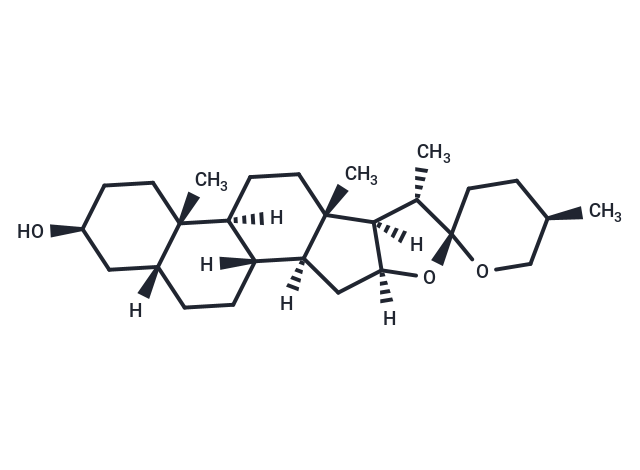 化合物 Smilagenin|T4954L|TargetMol