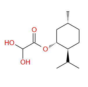 (1R,2S,5R)-2-异丙基-5-甲基环己基2,2-二羟基乙酸酯；111969-64-3