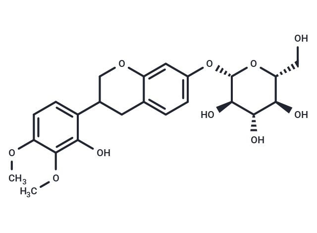 化合物 (Iso)-Isomucronulatol 7-O-glucoside|T3848|TargetMol