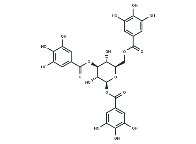 化合物1,3,6-Tri-O-galloyl-beta-D-glucose|TN1166|TargetMol