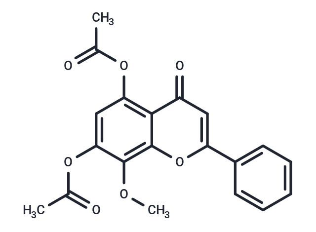 化合物5,7-Diacetoxy-8-methoxyflavone|TN3091|TargetMol