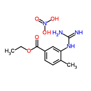 3-[(氨基亚胺甲基)氨基]-4-甲基苯甲酸乙酯硝酸盐；641569-96-2