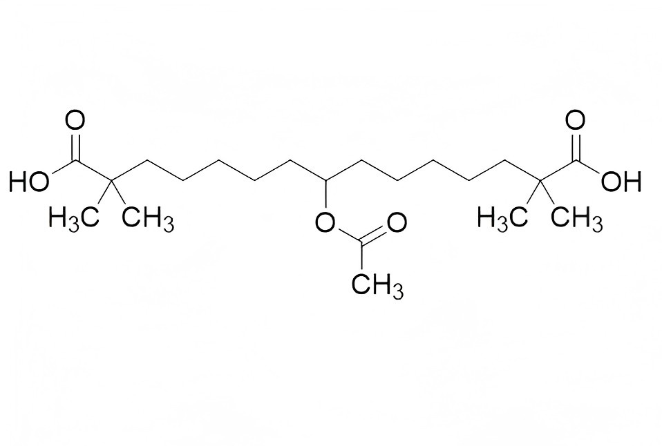 8-乙酰氧基-2,2,14,14-四甲基十五烷二羧酸