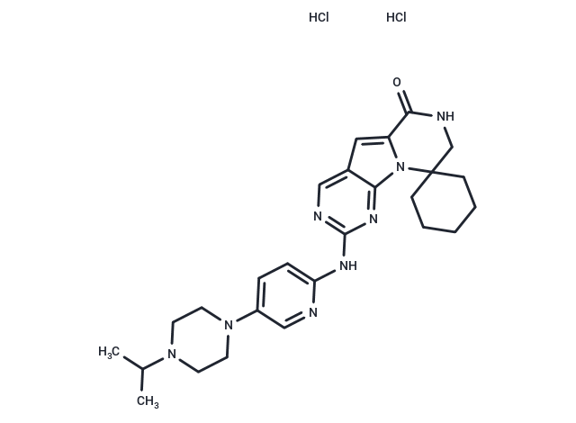 化合物 Lerociclib dihydrochloride|T11345L|TargetMol