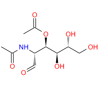 51449-93-5；2-乙酰氨基-3-邻乙酰基-2-脱氧-d-吡喃葡萄糖；[(3R,4R,5S,6R)-3-acetamido-2,5-dihydroxy-6-(hydroxymethyl)oxan-4-yl] acetate