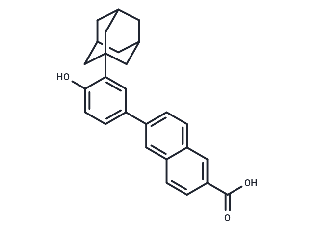 6-[3-(1-金刚烷基)-4-羟基苯基]-2-萘甲酸|T4371|TargetMol