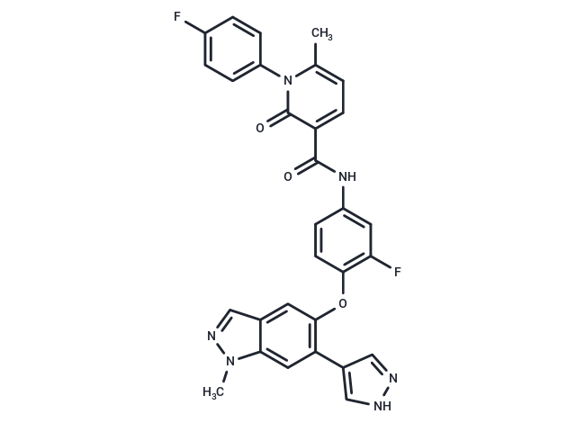 化合物 Merestinib|T3455|TargetMol