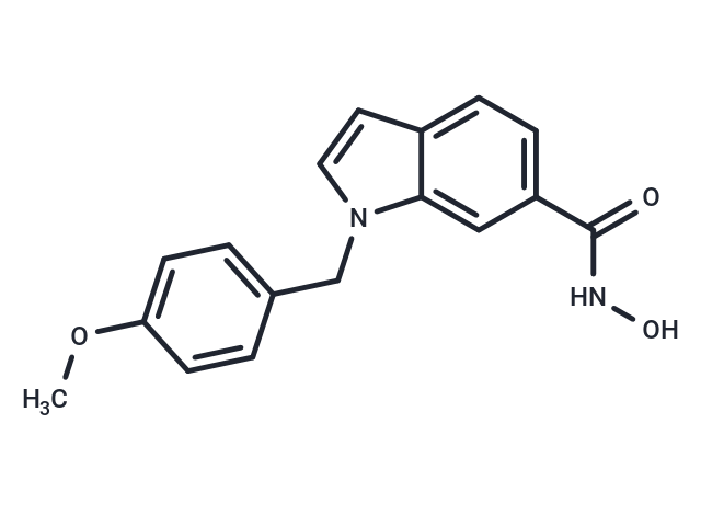 N-羟基-1-(4-甲氧基苄基)-1H-吲哚-6-甲酰胺|T6325|TargetMol
