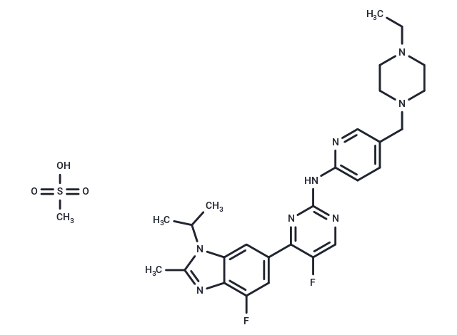 化合物 abemaciclib mesylate|T3111|TargetMol