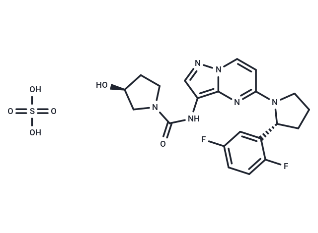 化合物 Larotrectinib sulfate|T6880|TargetMol