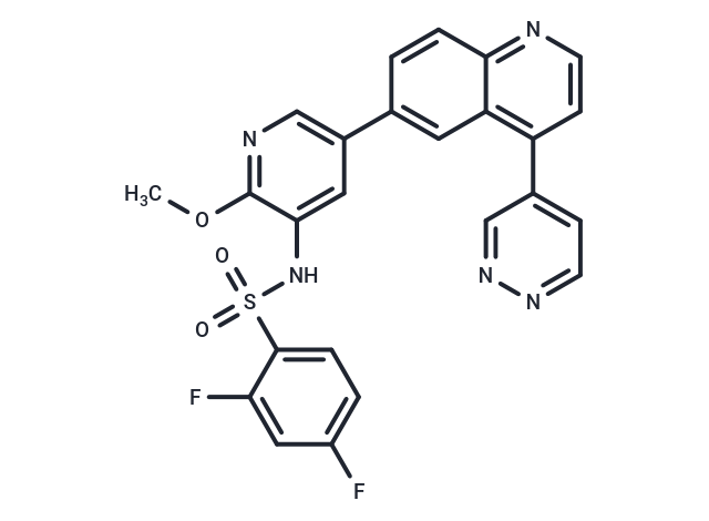 化合物 Omipalisib|T1861|TargetMol