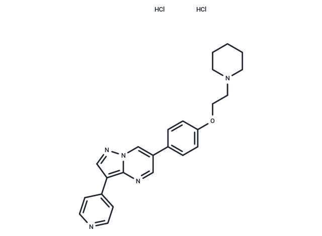 化合物 Dorsomorphin dihydrochloride|T6146|TargetMol