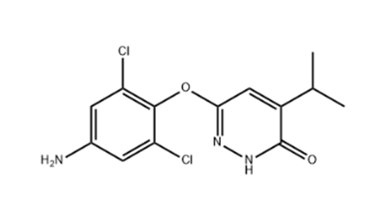 6-(4-氨基-2,6-二氯苯氧基)-4-异丙基哒嗪-3(2H)-酮