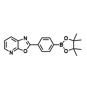 2-(4-(4,4,5,5-四甲基-1,3,2-二氧硼杂环戊烷-2-基)苯基)恶唑并[5,4-b]吡啶