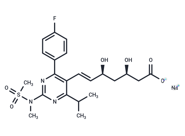 化合物 Rosuvastatin Sodium|T63430|TargetMol