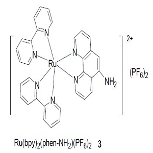 Ru(bpy)z(phen-NH2)(PF6)2，?双(2,2'-联吡啶)(5-氨基邻二氮杂菲)合钌(II)二(六氟磷酸盐)?
