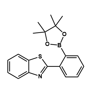 2-(2-(4,4,5,5-四甲基-1,3,2-二氧硼杂环戊烷-2-基)苯基)苯并[d]噻唑