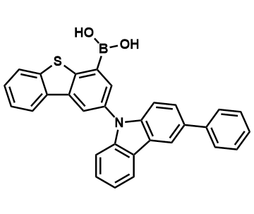 (2-(3-苯基-9H-咔唑-9-基)二苯并[b,d]噻吩-4-基)硼酸