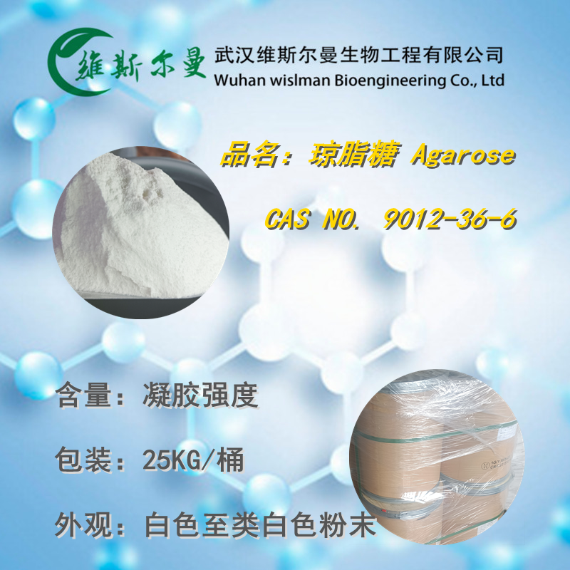 维斯尔曼琼脂糖货源|9012-36-6|Agarose|高电渗|低电渗|凝胶强度|微球专用|高分辨率|超低温|
