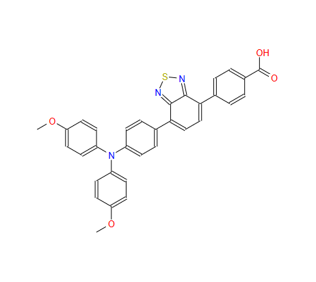 4-(7-(4-(双(4-甲 氧基苯基)氨基)苯 基)苯并[ c ][1,2,5]噻二唑 -4 -基)苯甲酸