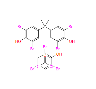 2,4,6-三溴苯氧基封端四溴双酚-A 碳酸酯齐聚物