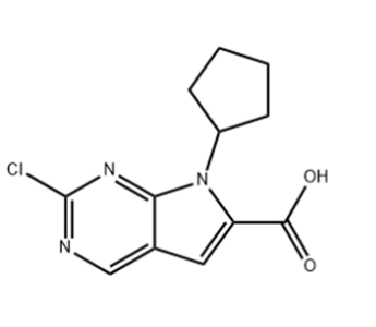 2-氯-7-环戊基-7H-吡咯并[2,3-D]嘧啶-6-甲酸