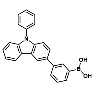 (3-(9-苯基-9H-咔唑-3-基)苯基)硼酸