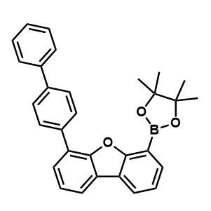 2-(6-([1,1'-联苯]-4-基)二苯并[b,d]呋喃-4-基)-4,4,5,5-四甲基-1,3,2-二氧杂硼烷