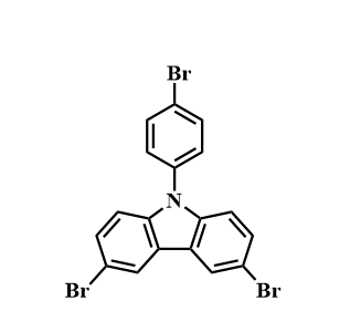 3,6-二溴-9-(4-溴苯基)-9H-咔唑；73087-83-9