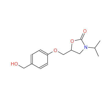 1071765-44-0 5-[[4-(羟基甲基)苯氧基]甲基]-3-异丙基-2-恶唑烷酮