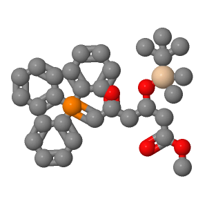 (3R)-叔丁基二甲硅氧基-5-氧代-6-三苯基磷烯乙酸甲酯；147118-35-2