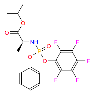 N-[(S)-(2,3,4,5,6-五氟苯氧基)苯氧基磷酰基]-L-丙氨酸异丙酯；1334513-02-8