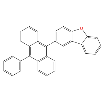 2-(10-苯基-9-蒽基)二苯并呋喃；1416962-85-0