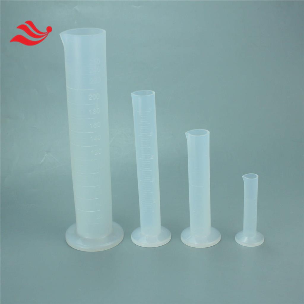 PFA量筒25ml 50ml100ml刻度清晰耐腐蚀pfa量筒